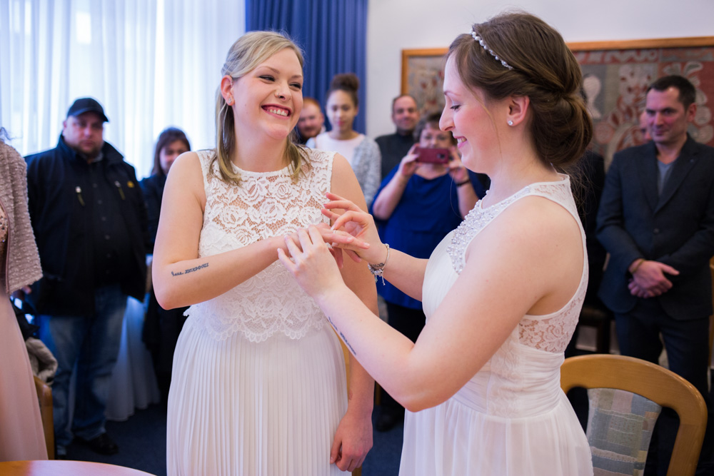 Hochzeit im Standesamt Wandsbek und Ohlendorffsche Villa in Volksdorf